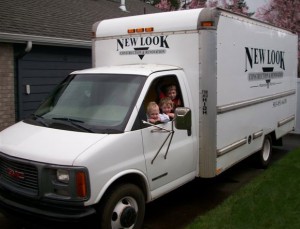 The Grandkids in the Van